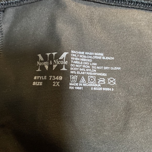 NAOMI & NICOLE HI WAIST THIGH SLIMMER FIRM CONTROL SIZE 2XL NEW WITH TAGS SLEEK - Picture 6 of 6